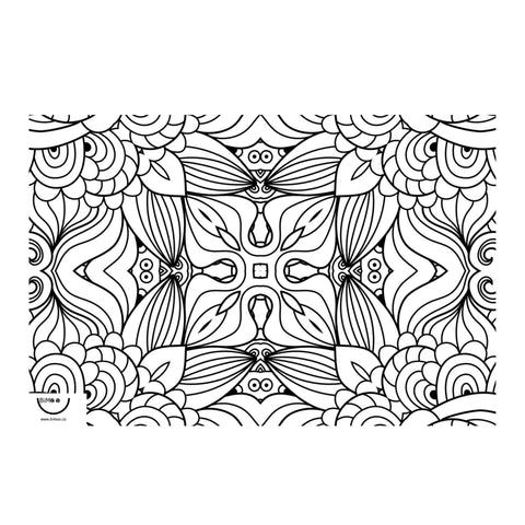 Napperon à colorier (Colorier, Laver, Réutiliser) Bimoo