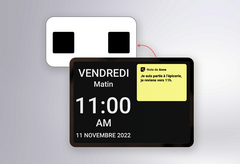 Support mural pour l’horloge calendrier Idem