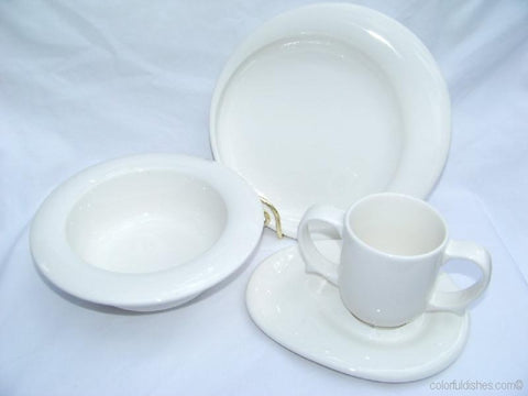4-piece Adaptive Tableware Set - Dignity by Wade