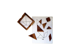 Keeping Busy - Jeux - Casse-tête Tangram en bois