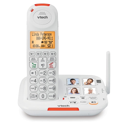 Téléphone fixe Senior sans combiné avec Grandes touches et Photos