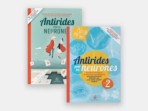 Antirides pour les neurones volume 1 et  2 (paquet de 2) -