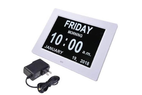 Alzheimer Calendar Clock - 12 alarms